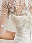 cheap Wedding Dresses-Hall Wedding Dresses A-Line Jewel Neck Half Sleeve Floor Length Satin Bridal Gowns With 2024