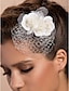 cheap Headpieces-Tulle / Crystal / Fabric Crown Tiaras / Fascinators / Flowers with 1 Piece Wedding / Special Occasion / Party / Evening Headpiece