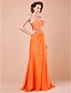 ieftine Rochii Mama Miresei-Sheath / Column Mother of the Bride Dress Sweetheart Neckline Spaghetti Strap Floor Length Chiffon with Ruched Crystals Beading 2022