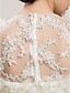 cheap Wedding Dresses-Hall Wedding Dresses A-Line Jewel Neck Half Sleeve Floor Length Satin Bridal Gowns With 2024