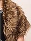 זול בולרו וצעיף-Elegant Long-Haired Faux Fox Fur Party / Evening Shawl / Wrap