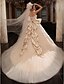 olcso Menyasszonyi ruhák-Szalon Esküvői ruhák Báli ruha Szív-alakú Pánt nélküli Ujjatlan Katedrális uszály Szatén Menyasszonyi ruhák Val vel 2024
