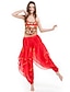 cheap Belly Dancewear-Belly Dance Outfit Belly Dance Coin Beading Women&#039;s Performance Sleeveless Natural Chiffon/Belly Dance Costume