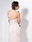 cheap Special Occasion Dresses-Trumpet/Mermaid Sweetheart One Shoulder Sweep/Brush Train Chiffon Evening Dress