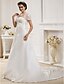 cheap Wedding Dresses-Hall Wedding Dresses A-Line Strapless Sleeveless Court Train Satin Bridal Gowns With 2024