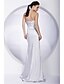 cheap Evening Dresses-Mermaid / Trumpet Celebrity Style Dress Formal Evening Floor Length Sleeveless Sweetheart Neckline Stretch Satin with Ruched Beading 2022 / Open Back