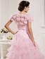 cheap Wedding Dresses-Ball Gown Sweetheart Neckline Floor Length Organza Made-To-Measure Wedding Dresses with by / Yes / Wedding Dress in Color