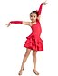 cheap Latin Dancewear-Dancewear Viscose With Rhinestone 3 Tiers Performance Latin Dance Dress For Children More Colors