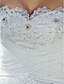 abordables Vestidos de novia-Vestidos de novia Vestido de Gala Escote Corazón Sin Mangas Cola de Capilla Organdí Vestidos de novia Con Cuentas Apliques 2024