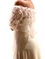 cheap Wraps &amp; Shawls-Coats / Jackets Lace / Tulle Party Evening With Pearl / Ruched