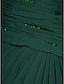 abordables Robes de Soirée-Robe robe ceremonie Fourreau / Colonne Elégant Longueur Sol Les bretelles Sans Manches Mousseline de soie Avec Croisé 2023