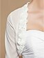 billige Bolero og Sjal-nydelig chiffon 3/4-length ermet bryllup / spesiell anledning jakke / sjal med appliques (flere farger)