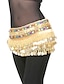 cheap Dance Accessories-Belly Dance Coin Sequin Women&#039;s Natural Polyester / Performance