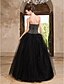 cheap Special Occasion Dresses-Ball Gown Vintage Inspired Dress Quinceanera Formal Evening Floor Length Sleeveless Strapless Satin with Crystals Beading 2024
