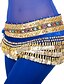 cheap Dance Accessories-Belly Dance Hip Scarves Women&#039;s Training / Performance Polyester Sequin / Coin Natural Hip Scarf