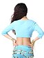 cheap Belly Dancewear-Dancewear Crystal Cotton With Appliques Belly Dance Top For Ladies More Colors