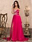 cheap Special Occasion Dresses-A-Line Sweetheart Neckline Court Train Chiffon Open Back Cocktail Party / Formal Evening Dress with Beading / Split Front by TS Couture®