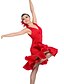 cheap Latin Dancewear-Latin Dance Dresses Women&#039;s Training Viscose Ruffles