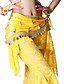 abordables Ropa de danza del vientre-dancewear cristal algodón con cinturón de monedas espectáculo de danza del vientre para las damas