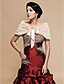 cheap Wraps &amp; Shawls-Faux Fur Wedding / Party Evening Sashes / Ribbons Coats / Jackets