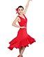 preiswerte Kleidung für lateinamerikanische Tänze-Latein-Tanz Kleider Damen Training Viskose Rüschen / Latintanz