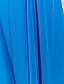 preiswerte Kleider für besondere Anlässe-Eng anliegend Elegant Kleid Abiball Formeller Abend Boden-Länge Ärmellos Halfterhals Chiffon mit Überkreuzte Rüschen Perlenstickerei Drapiert 2024