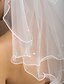 Χαμηλού Κόστους Πέπλα Γάμου-Πέντες Βαθμίδες Φιόγκος Κορδέλας Πέπλα Γάμου Πέπλα Μέχρι τον Ώμο με Πέρλες 19,69 ίντσες(50εκ) Τούλι Γραμμή Α, Τουαλέτα, Πριγκίπισσα, Ίσια Γραμμή, Τρομπέτα / Γοργόνα / Κλασσικό