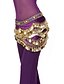 abordables Ropa de danza del vientre-señoras de poliéster con colores 328 monedas de rendimiento cinturón de danza más