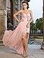 cheap Evening Dresses-Sheath / Column Open Back Prom Formal Evening Dress Sweetheart Neckline Sleeveless Asymmetrical Chiffon with Ruched Crystals Split Front 2022