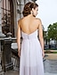 Χαμηλού Κόστους Φορέματα ειδικών περιστάσεων-Ίσια Γραμμή Καρδιά Ασύμμετρο Σιφόν Φόρεμα με Χάντρες / Κρυστάλλινη λεπτομέρεια με TS Couture®