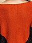 levne TS topy-ts v kontrastní barvě plyšové tkaniny volné svetr