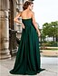 cheap Special Occasion Dresses-Ball Gown Open Back Dress Prom Formal Evening Sweep / Brush Train Sleeveless Strapless Chiffon with Criss Cross Ruched Draping 2024