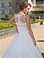 cheap Wedding Dresses-Hall Wedding Dresses Ball Gown Bateau Neck Regular Straps Chapel Train Satin Bridal Gowns With Beading Appliques 2024
