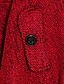 cheap TS Outerwear-TS VINTAGE Lapel Ruffle Tweed Coat