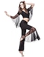 abordables Ropa de danza del vientre-Danza del Vientre Mujer Entrenamiento Manga 3/4 Cintura Baja Cristal algodón
