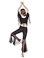 cheap Belly Dancewear-Belly Dance Women&#039;s Training 3/4 Length Sleeve Dropped Crystal Cotton