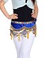 cheap Belly Dancewear-Dancewear Velvet With Coins/Beading Performance Belly Dance Belt For Ladies More Colors