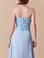 cheap Mother of the Bride Dresses-Sheath / Column Mother of the Bride Dress Strapless Sweetheart Neckline Floor Length Chiffon Taffeta Sleeveless with Lace 2020