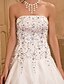 cheap The Wedding Store-Hall Wedding Dresses Ball Gown Strapless Short Sleeve Floor Length Satin Bridal Gowns With Beading Appliques 2023 Summer Wedding Party, Women&#039;s Clothing
