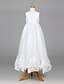 cheap Flower Girl Dresses-Princess Ankle Length Flower Girl Dress Wedding Party Cute Prom Dress Taffeta with Ruffles Fit 3-16 Years