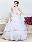 cheap Special Occasion Dresses-Ball Gown Vintage Inspired Quinceanera Prom Formal Evening Dress Strapless Sweetheart Neckline Sleeveless Floor Length Satin with Pick Up Skirt Beading Embroidery 2020
