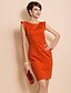 cheap TS Dresses-Orange Dress - Sleeveless Summer Orange