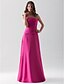 cheap Bridesmaid Dresses-Sheath / Column Strapless / Straight Neckline Floor Length Chiffon Bridesmaid Dress with Ruched by Lightinthebox / Open Back