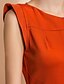 cheap TS Dresses-Orange Dress - Sleeveless Summer Orange
