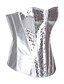 abordables Corsets et lingerie sculptante-charmante pu bustier avant corsets de fermeture à glissière shapewear lingerie sexy shaper