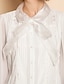 billige TS UDSALG-Op Til 80% RABAT-TS Organza Bow Collar Bluse Shirt