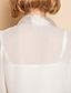 billige TS UDSALG-Op Til 80% RABAT-TS Organza Bow Collar Bluse Shirt