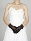 cheap Party Gloves-Lace / Cotton Wrist Length Glove Charm / Stylish / Party / Evening Gloves With Embroidery / Solid