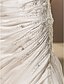 baratos Vestidos de Casamento-Salão Vestidos de noiva Sereia Sem Alças Sem Manga Cauda Corte Tafetá Vestidos de noiva Com 2024
