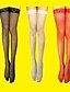 olcso Szexi bodyk-Women&#039;s Normal Stockings 1pc Solid Colored Others White Black / Spandex / Thin / Sexy / Cotton